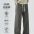 纯棉加绒工装休闲裤男宽松直筒2025秋冬季新款美式阔腿加厚长裤子